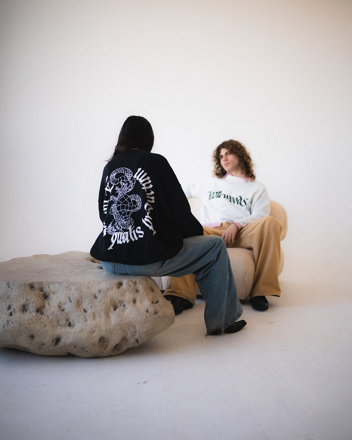 Turtlewoods Graphic Knit - Black - Turtlewoods