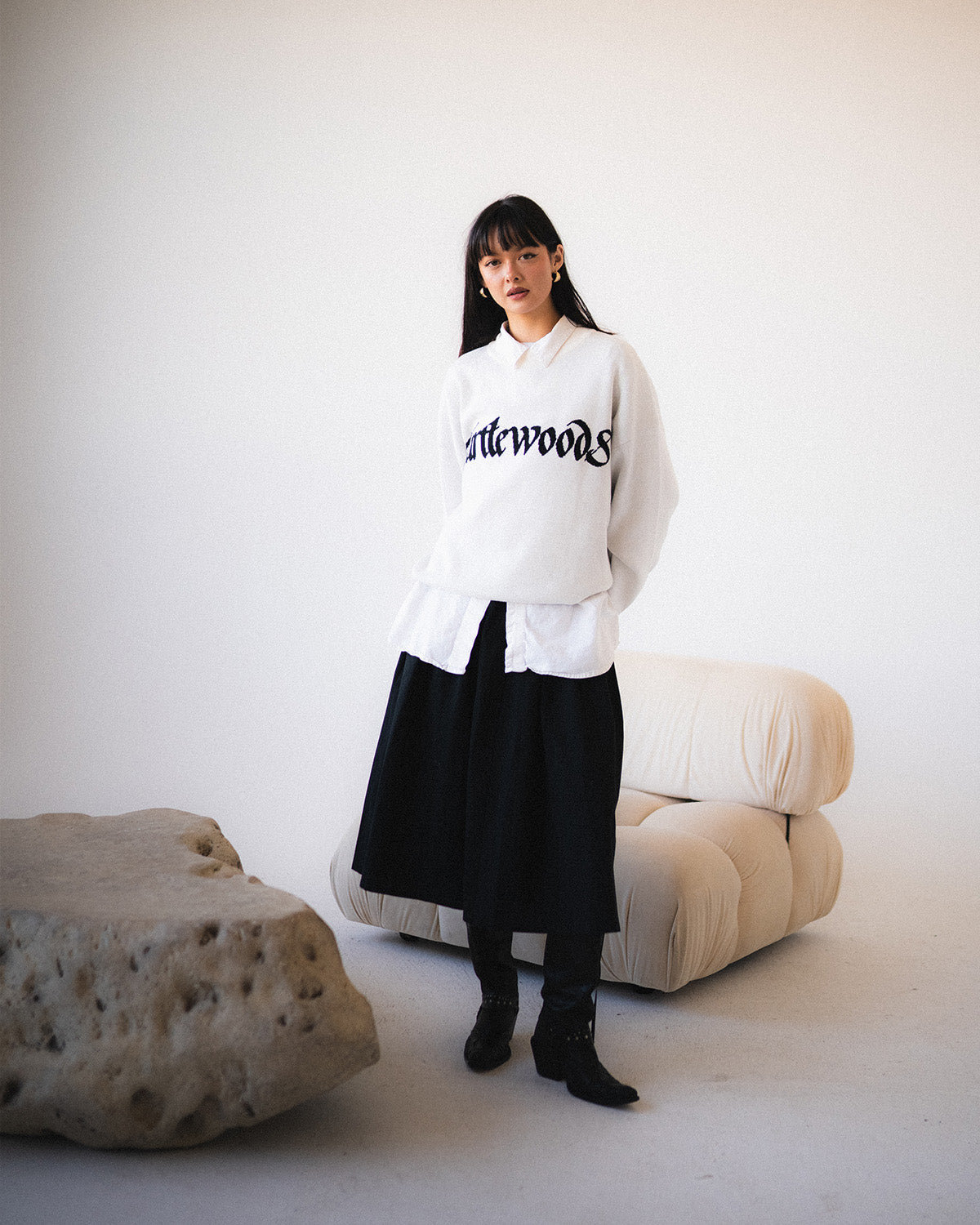 Turtlewoods Graphic Knit - Black - Turtlewoods